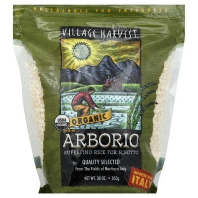 Village Harvest Organic Italian Arborio, 30-Ounce Bags (Pack of 6)