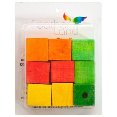 Caitec Corporation Caitec 578 1 1/2 in. x 1 1/2 in. Wood Blocks - Pack of 9