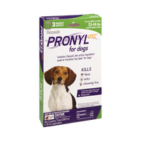 Sergeant's Pronyl Otc for Dogs Only 23-44 lbs Over Weeks of Age Kills Fleas, Ticks, and Chewing Lice Applicators- 3 CT