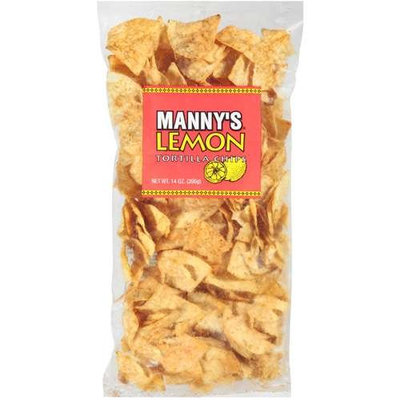 Manny's: Lemon Tortilla Chips, 14 Oz