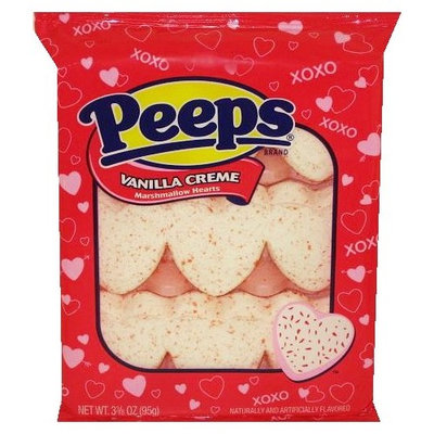 Peeps Vanilla Creme Marshmallow Hearts
