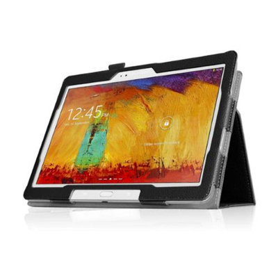 Black Double-Fold Folio Case for Samsung Galaxy Note 2014 10.1