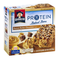 Quaker® Protein Baked Bars Peanut Butter Chocolate Flavor