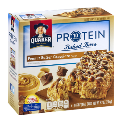 Quaker® Protein Baked Bars Peanut Butter Chocolate Flavor