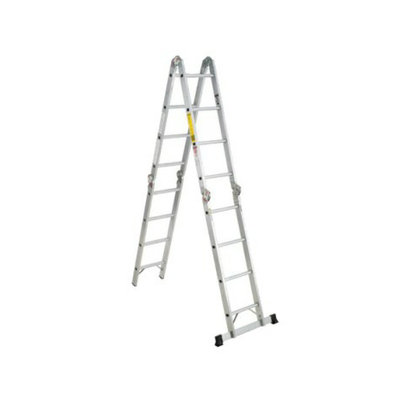 Werner Extension Ladder: Aluminum 18-Position Folding Multi-Ladder