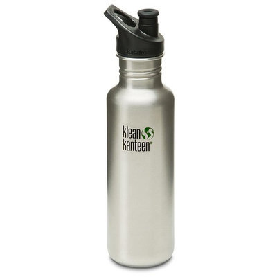 Klean Kanteen Classic 27 oz. Bottle with 3.0 Sport Cap - Brushed Stainless
