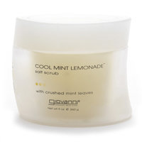 Giovanni Cool Mint Lemon Salt Scrub with Crushed Mint Leaves