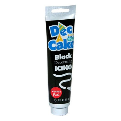Dec A Cake Dec-A-Cake Black Icing, 4.25-Ounce Tube (Pack Of 6)