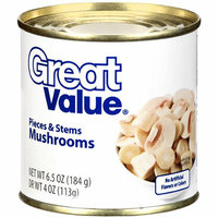 Great Value : Pieces & Stems Mushrooms