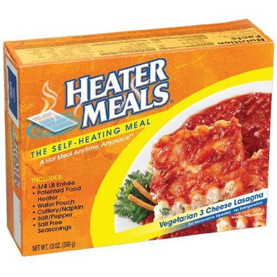 Heater Meals Vegetarian 3 Cheese Lasagna, 13-Ounce Boxes (Pack of 3)