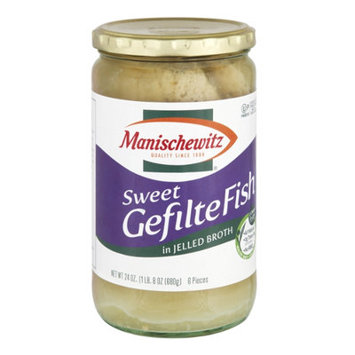 Manischewitz Sweet Gefilte Fish in Jelled Broth