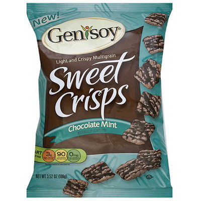 Genisoy Chocolate Mint Crisps, 3.52 oz (Pack of 12)