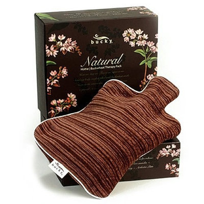 Bucky Hottie Hot Water Bottle - Natural Buckwheat Therapy Pack (Beach Grass)