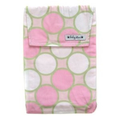 Baby Star Diaper Pouch, Tag Pink