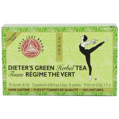 Triple Leaf Brand Dieters' Tea, Green, 20-Count