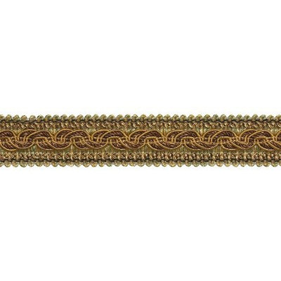DecoPro Baroque Collection Trims BROWN GOLD Baroque Collection Gimp Braid 1-1/4