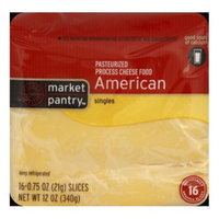 Market Pantry American Cheese Singles - 16 ct. 12 oz.