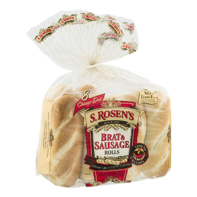 S. Rosen's Brat & Sausage Rolls - 8 CT
