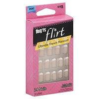 Fingrs Fing'rs Flirt Nails, Ultimate French Manicure, Short, 1 ea