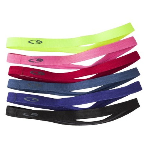 C9 by Champion Women's 6 Pack Headbands - Assorted Colors OSFM