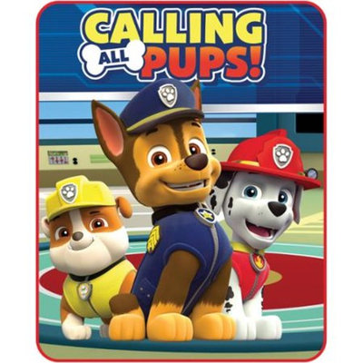 Nickelodeon Paw Patrol Calling All Pups Silk-Touch Throw