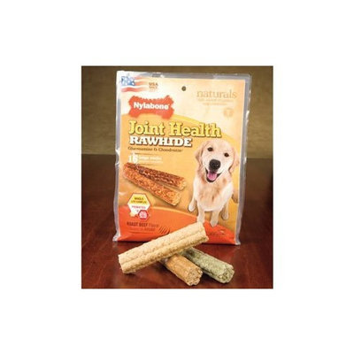 T.F.H Nylabone Enhanced Rawhide Joint Health Glucosamine & Chondroitin - Large 4 Inch, 16 Count