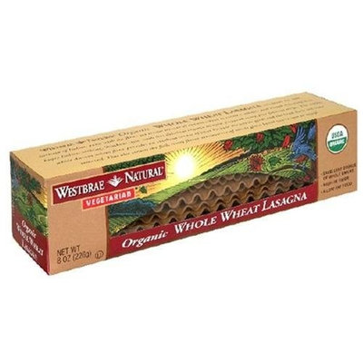 Westbrae Natural Vegetarian Organic Whole Wheat Lasagna, 8-Ounce Boxes (Pack of 12)