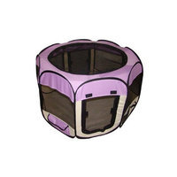 Bestpet Purple Pet Dog Cat Tent Puppy Playpen Exercise Pen M