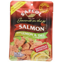 SAFCOL Gourmet on the Go Salmon with Lemon and Dill in Spring Water, 3.5-Ounce Pouches (Pack of 12)