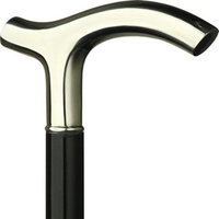 Harvy Men Handsome Cane Black Maple Shaft With Alpacca Handle -Affordable Gift! Item #DHAR-9012500