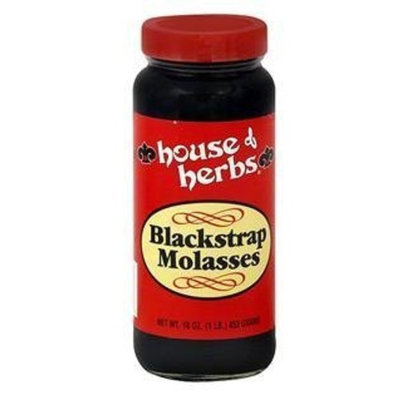 House of Herbs Blackstrap Molasses 16oz (Pack of 3)