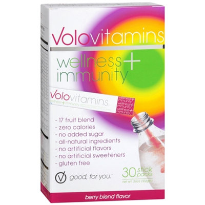 VoloVitamins Wellness + Immunity Stick Packs, Berry, 30 ea