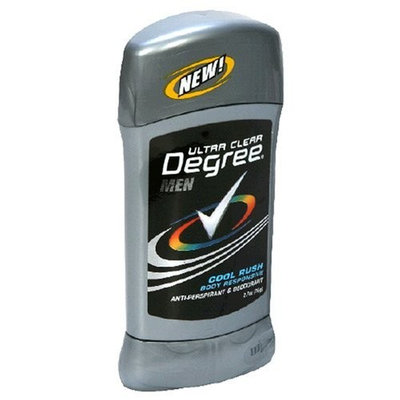 Degree Men's Ultra Clear Anti-Perspirant & Deodorant Stick, Cool Rush, 2.7 oz (76 g), (Pack of 4)