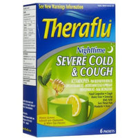 Theraflu Nighttime Severe Cold & Cough with Honey Lemon Infused with Chamomile & White Tea Flavors 6 ct