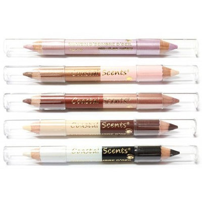 Coastal Scents 5 Piece Duo Shadow Pencil Set, 3.60-Ounce