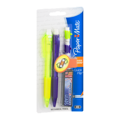 Paper Mate Quick Flip Mechanical Pencil # 2 0.7mm - 2 CT