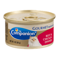 Companion Gourmet Food for Cats Beef & Chicken Dinner 3 OZ