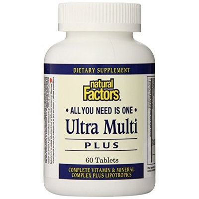 Natural Factors Ultra Multi Plus, 60 Tablets