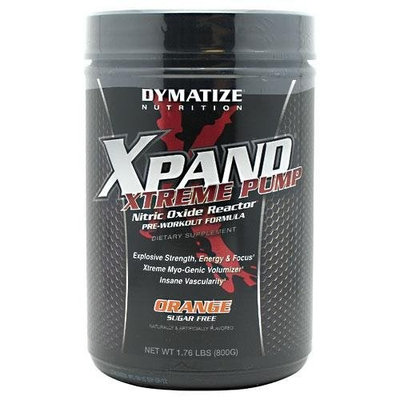 Dymatize Nutrition Xpand Xtreme Pump Sugar Free, Orange, 1.76 Pound