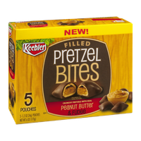 Keebler Filled Pretzel Bites Peanut Butter & Fudge - 5 CT