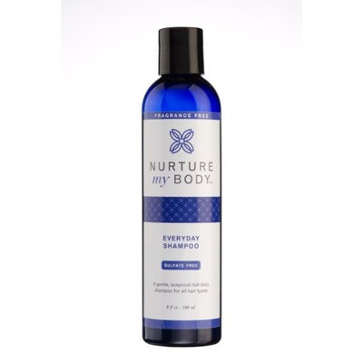 Organic Everyday Shampoo by Nurture My Body - 100% Organic - Fragrance Free - For All Hair Types - Color Safe - Satisfaction GUARANTEED!
