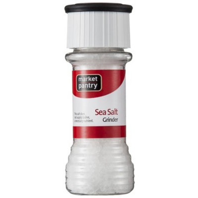 Market Pantry Sea Salt with Grinder - 3.18 oz.