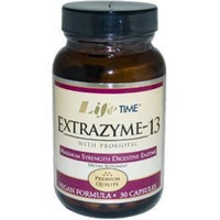 Lifetime Extrazyme-13 with Probiotic -- 30 Vegetarian Capsules