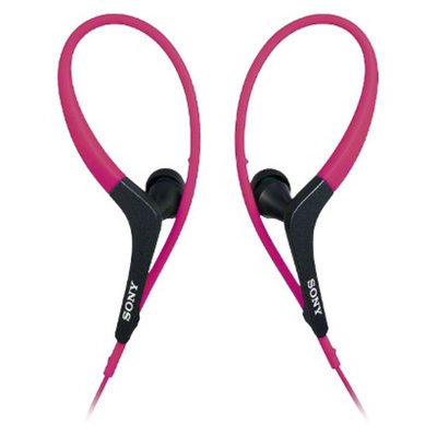 Sony Sports Headphones with Adjustable Ear Loop - Pink (MDRAS400EX/P)