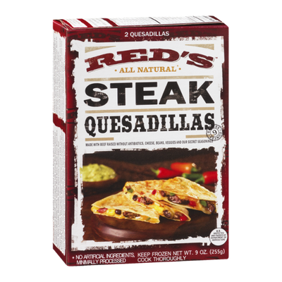 Red's All Natural Quesadillas Steak - 2 CT