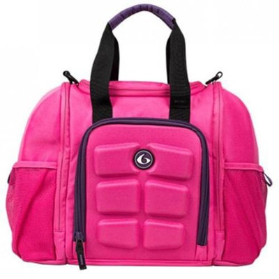 6 Pack Fitness Expert Innovator Mini Meal Management Bag - Pink/Purple
