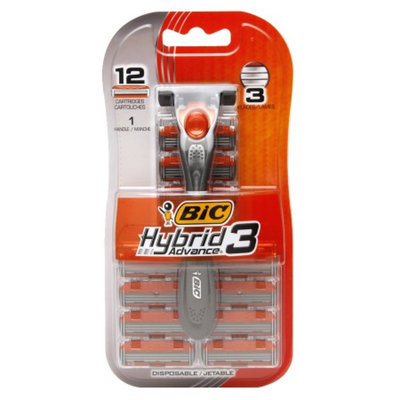 BIC Hybrid Advance 3 Men's Disposable Shaver
