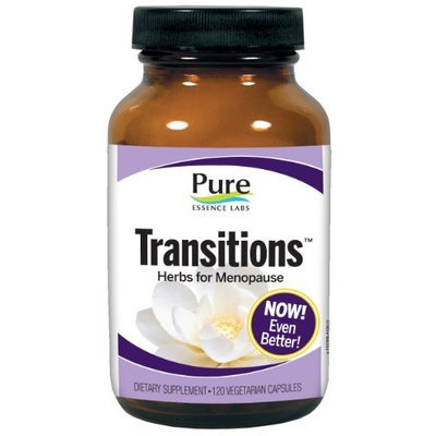Pure Essence Labs Transitions Herbs for Menopause Nutritional Supplement, 120 Count