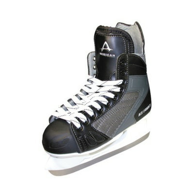 American Athletic Boys American Ice Force Hockey Skate - Black (4)