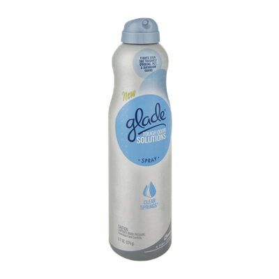 Glade Tough Odor Solutions Clear Springs Spray